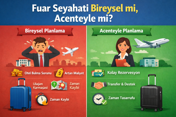 Fuar Seyahati Bireysel mi, Acenteyle mi Planlanmalı?